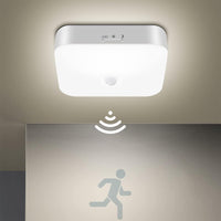 1 x RAW Customer Returns Toowell LED ceiling light with motion sensor indoor, 500LM 5000K USB rechargeable LED ceiling light battery-operated sensor light for hallway, kitchen, bathroom, balcony, cellar, garage, stairs - RRP €29.99