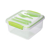 4 x Brand New Sistema lunch box plus cutlery TO GO 1.2 L lunch box with knife fork for children adults BPA-free Mixed colors not selectable  - RRP €49.76