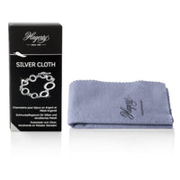 1 x RAW Customer Returns Hagerty Silver Cloth Silver Cloth I 36 x 30 cm I 100 Cotton Impregnated Chamois I Anti-Tarnish Cleaning I For Jewelry and Silver or Silver Plated Objects - RRP €10.93