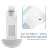 1 x RAW Customer Returns ALLOMN Soap Dispenser Wall Dispenser, 500ML Soap Dispenser Disinfectant Dispenser Plastic Pump Soap Disinfectant Dispenser Elbow Press Hand Press for Home Office School Hospital 500ML  - RRP €20.71