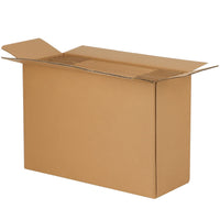 1 x RAW Customer Returns HORLIMER 28 x 20.4 x 5.1cm Cardboard Boxes with Lid for Package Shipping, 25 Pack, Kraft Paper Boxes for Gift or Packaging, Brown - RRP €27.99