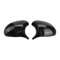 1 x RAW Customer Returns BONRYAN door mirror cover caps replacement for BMW 3 Series E90 E91 E92 E93 compatibility with BMW 1 Series E87 E81 E82 E88 side wing rear view mirror cover caps high gloss black model 2009-2011  - RRP €61.5