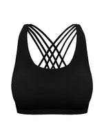 1 x Brand New SHEKINI Sports Bras Yoga Jogging Brassiere Padded Sports Underwear Elastic Brassiere Removable Pads - RRP €22.8