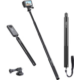 1 x RAW Customer Returns 120CM Selfie Stick for Insta 360, ULANZI MT-58 Monopod Tripod for Action Cam, Extendable Handheld Pole Stick Monopod - RRP €23.56