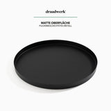 1 x RAW Customer Returns draadwerk decorative tray black 30cm - RRP €19.9