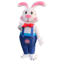 1 x RAW Customer Returns JASHKE Easter Bunny Costume Adult Inflatable Rabbit Costume Men Women Rabbit Costume Inflatable for Adults - RRP €49.99