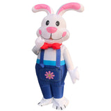 1 x RAW Customer Returns JASHKE Easter Bunny Costume Adult Inflatable Rabbit Costume Men Women Rabbit Costume Inflatable for Adults - RRP €49.99