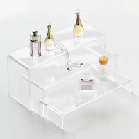 2 x RAW Customer Returns HADIIH Acrylic Display Riser, Clear Rectangle Stand for Display 6 Pack - RRP €32.86