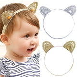 1 x Brand New Fashbad Girls Headbands Cat Ears Cute Hair Accessories for Kids Children Dress Birthday Party Halloween Christmas Pack of 2 B  - RRP €18.0