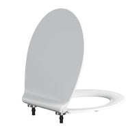 1 x Brand New R T B6098 WC seat O-shape toilet lid with soft close made of Duroplast white - RRP €61.5