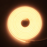 1 x RAW Customer Returns XUNATA COB Neon LED Strip, 230V 288leds m Super Bright High Density, Diffusion Flex LED Tube for Home DIY Festival Decoration Warm White, 4M  - RRP €18.14