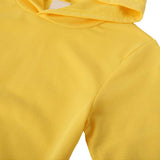 1 x RAW Customer Returns amropi Children s Tracksuit 2 Piece Set Hoodie and Sports Jogging Pants Teenagers Clothing Set Yellow, 11-12 years  - RRP €28.87