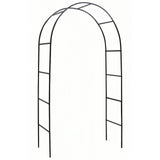 1 x RAW Customer Returns ATR ART TO REAL Metal Rose Arch, Stable Metal Rose Arch, Garden Arch Climbing Plants Pergola Outdoor, Wedding Decorations for Outdoor Ceremony, Wide Robust Metal Balloon Arbor Dark Green  - RRP €31.57