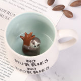 1 x RAW Customer Returns 3D Sloth Mug Made of Ceramic, Unique Handmade Sloth Coffee Mugs, Christmas Gift for Birthdays, Women, Girls, Girlfriend Sloth  - RRP €16.8