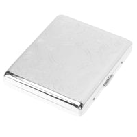 10 x Brand New Stainless Steel Cigarette Case Box Two-Sided Folding Slim Cigarette Case Metal Holder Cigarette Box Holds 20 - RRP €117.8