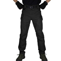 1 x RAW Customer Returns zuoxiangru Men s Tactical Combat Military Pants, Outdoor Work Cargo Casual Pants Cotton Workwear Trousers Black, Tag 3XL  - RRP €49.99