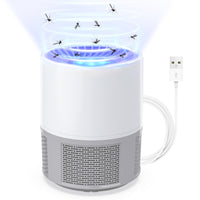 1 x RAW Customer Returns Insect killer, USB electric fly trap, mosquito trap mosquito lamp, mosquito killer lamp with light, fruit fly trap for kitchen indoor outdoor - RRP €21.17