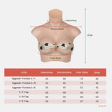 1 x RAW Customer Returns KUMIHO Silicone Breast Forms Fake Breasts Artificial Breasts For Crossdresser Transgender Mastectomy Drag Queen Seventh Generation CE Cup - RRP €219.0