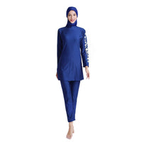 1 x RAW Customer Returns ABEUTY Muslim Swimsuit for Women Full Suit Plus Size Burkini Islamic Modest Print - RRP €40.33