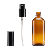 1 x RAW Customer Returns YIZHAO Glass Spray Bottles 100ml, Amber Small Sprayer Nebulizer, for Essential Oils, Perfume, Cleaning, Cosmetics, Travel, Pharmacy - 4 Pcs - RRP €18.99