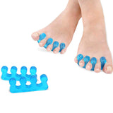 8 x Brand New Toe separator, silicone pedicure spacer for feet nail polish crooked toes washable - RRP €80.56