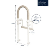 1 x RAW Customer Returns FLEXILIFE BONARE Safety grab bar for the bathtub grab bar for the elderly or those with limited motor skills. - RRP €40.28