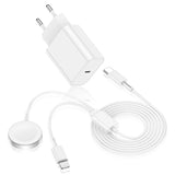 1 x RAW Customer Returns in 1 Original Apple Watch Charging Cable 2m 20W USB C Cable Type-C Adapter Charging Plug for iWatch Series SE 8 7 6 5 4 3 Ultra iPhone14 Pro Max 13 Mini 12 11 - RRP €20.4