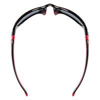 1 x RAW Customer Returns uvex Unisex Adult, sportstyle 211 sports glasses, black red red, one size - RRP €26.95