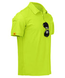 1 x RAW Customer Returns JACKETOWN Polo Shirt Men Short Sleeve Quick Drying Breathable Tennis Polo Shirt Summer Polo Shirts for Men Button Front T-Shirts Sport Shirt Basic Regular Fit Golf Polo Shirt de Golf - RRP €29.99