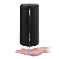 1 x RAW Customer Returns anydry Commercial Wall Mounted Automatic Liquid Soap Dispenser Black Large Capacity 850ml - RRP €41.99