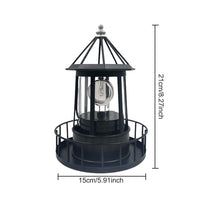 1 x RAW Customer Returns Amusingtao Solar Lighthouse, LED Solar Powered Lighthouse, 360 Degree Rotating Lamp, Lighthouse with Light, Solar Lights for Outdoor Garden Decoration, Garden Decoration Outdoor Maritime Decoration Outdoor - RRP €30.24