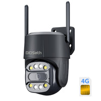 1 x RAW Customer Returns DIDseth 4G LTE surveillance camera outdoor with SIM card, PTZ IP camera outdoor with color night vision, AI person detection and motion detection, automatic tracking, 2-way audio, IP66 - RRP €84.7