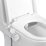 1 x RAW Customer Returns Yolife Bidet, Ultra-Slim Bidet Attachment for Toilet with Non-Electric Self-Cleaning Double Nozzle Rear Female Cleaning , Easy to Install, Adjustable Water Pressure - RRP €35.99