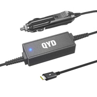 1 x RAW Customer Returns QYD 65W USB Type C Car Charger Power Supply for Lenovo ThinkPad E14 E15 T14 T15 C13 X1 Carbon Gen 9 P51s P52s E485 E580 E585 L480 L580 T470 T480 T580 X270 X280 USB C Car Charger Laptop Charging Cable Power - RRP €28.99