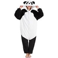 1 x RAW Customer Returns LATH.PIN Panda Tracksuit Pajamas Unisex Adult Animal Onesie Cosplay Halloween Carnival Costume Women Pajamas Animal Costume Winter - RRP €32.26