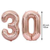 4 x Brand New 30th Birthday Decoration FVCENT Balloon 30th Birthday Gold Black With Birthday Decoration Foil Balloon Number Happy Birthday Beer Bottle Golden Women Men Balloons Party Decoration Gold 30th  - RRP €78.52