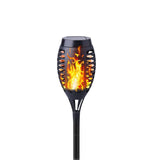 1 x RAW Customer Returns Geemoo Solar Lights for Outdoor Garden Solar Torch Garden Torches with Realistic Flame Effect, IP65 Waterproof Solar Lamp for Outdoor, Backyards, Gardens, Lawn Lighting Warm White, 1 Pack  - RRP €19.99