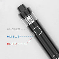 1 x RAW Customer Returns VAPTIO SOLO-II Kit Vape Pen 3000 mAh Built-in Battery 50 W Network Coil for 4.0ml All-in-One Tank Electronic Cigarette, No E Liquid No Nicotine Black  - RRP €20.16