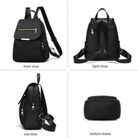 1 x RAW Customer Returns Women s Backpack Waterproof Small City Backpack, Elegant Travel Backpack Sports Backpack School Backpack Laptop Backpacks, Women s Backpack Work Bag for Girls Teenager School Travel Business Black - RRP €17.4