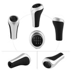 1 x RAW Customer Returns Viviance Gear Knob Compatible with BMW 1 3 5 6 Series E30 E32 E34 E36 E38 E39 E46 E53 E60 E61 E63 E81 E82 E83 E84 E87 E90 E91 E92 X1 X3 X5 6 Speed White Fiber - RRP €14.87