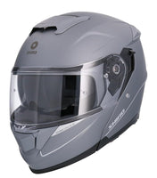 1 x RAW Customer Returns Shiro Helmet Modular Helmet FF950 Discover Titanium Matte M 57 58  - RRP €104.14