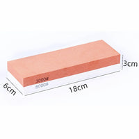 9 x Brand New Wisamic whetstone whetstone for knives - double-sided sharpening stone, 3000 8000 grit, with rubber stone holder and knife sharpening angle guide - RRP €183.6