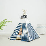 2 x Brand New Siairo Teepee Tent for Pets Dog Tent Pet Tent for Dogs and Cats with Cushion Dog Cat Tent Removable and Washable 50 x 50 x 60cm B  - RRP €54.44