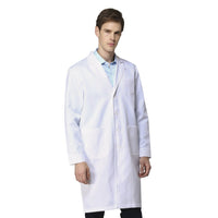 1 x RAW Customer Returns Icertag White Coat Medical Laboratory Work Unisex Men Women Superior Quality XX-Large  - RRP €22.61