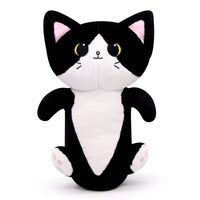 11 x Brand New Cute Cat Plush Pillow Toy, Kawaii Cat Plush Toys Black Cat Plushie, Soft Stuffed Cat Doll Pillow Christmas Plush Gift for Kids - RRP €110.77