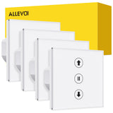 1 x RAW Customer Returns ALLEVOI Smart Roller Shutter Switch, WiFi Roller Shutter Timer, Compatible with Alexa Google Home Smart Life, WiFi Blinds Roller Shutter Control with Controllable LED Requires Neutral Wire - RRP €78.99