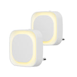 1 x RAW Customer Returns YUNLEX night lights, set of 2, 3-level adjustable night light with twilight sensor, indirect light, automatic socket light for baby, children s room, bedroom, hallway, stairs, warm white - RRP €15.49