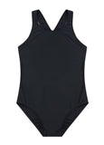 1 x RAW Customer Returns BALEAF Swimsuit Girls One-Piece Opaque Swimming Suit Girls UPF 50 Sports Swimsuits Competition Swimsuit Children One Piece Swimsuit Black 28 - RRP €20.16