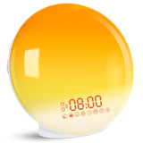 1 x RAW Customer Returns Cadrim Daylight Alarm Clock Wake Up Light Light Alarm Clock Radio Alarm Clock Sunrise Sunset with Dual Alarm Clock, 7 Natural Sounds FM Radio Snooze Function for Adults Children - RRP €27.22