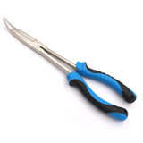 1 x RAW Customer Returns Fishing pliers - needle-nose pliers, loosening pliers - pliers XL curved 28cm - RRP €17.99